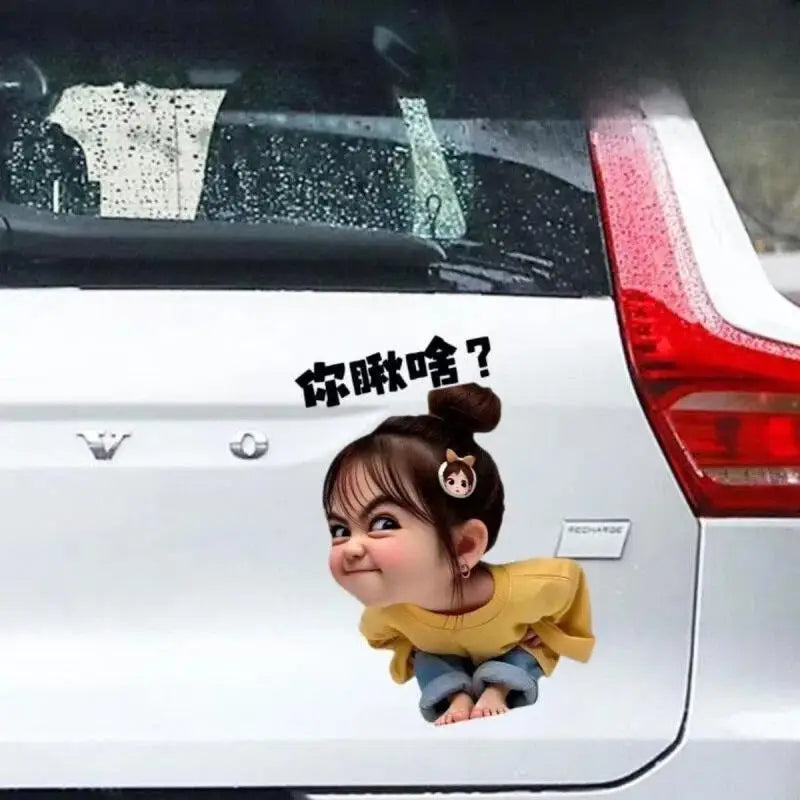 Sassy Girl PVC Vinyl Sticker – Car, Laptop & Helmet Decal Vinyl Decal Sticker Nixie