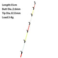 55cm Stainless Steel Fishing Rod Tip – 13 Guide Rings Fishing Rod Tip Nixie Tip Dia.-0.55mm