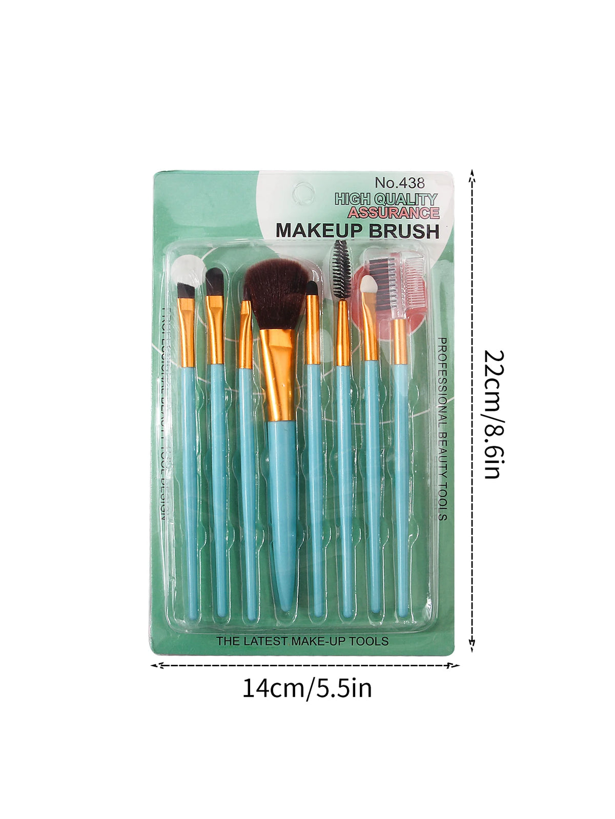 Nixie 8-Piece Makeup Brush Set – Blush, Eye & Brow Brushes Makeup Brush Set Nixie