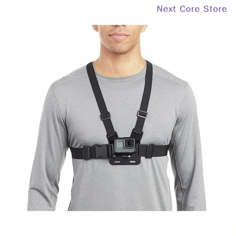 Chest Strap Mount Harness for Phone & Action Camera Camera Chest Mount Nixie