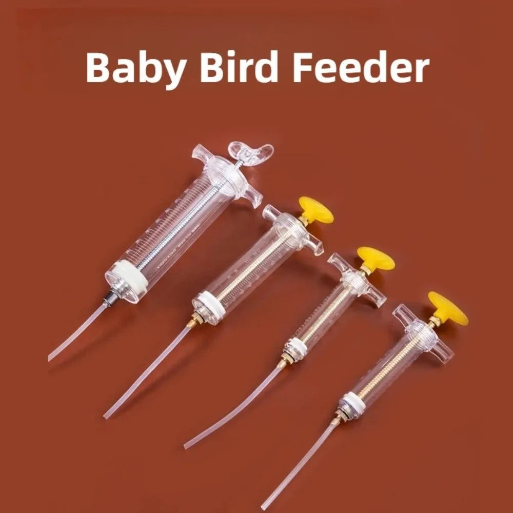 Bird Feeding Syringe Set 20ml & 50ml – Parrot Feeder & Spoon Bird Feeding Syringe Nixie