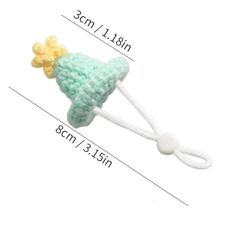 Handmade Knitted Pet Hat for Hamster, Parrot & Guinea Pig Pet Costume Hat Nixie A3