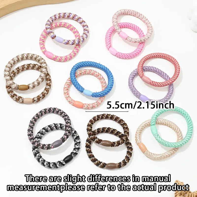 13-Pack Multicolor High-Stretch Hair Ties for Women Hair Ties Set Nixie