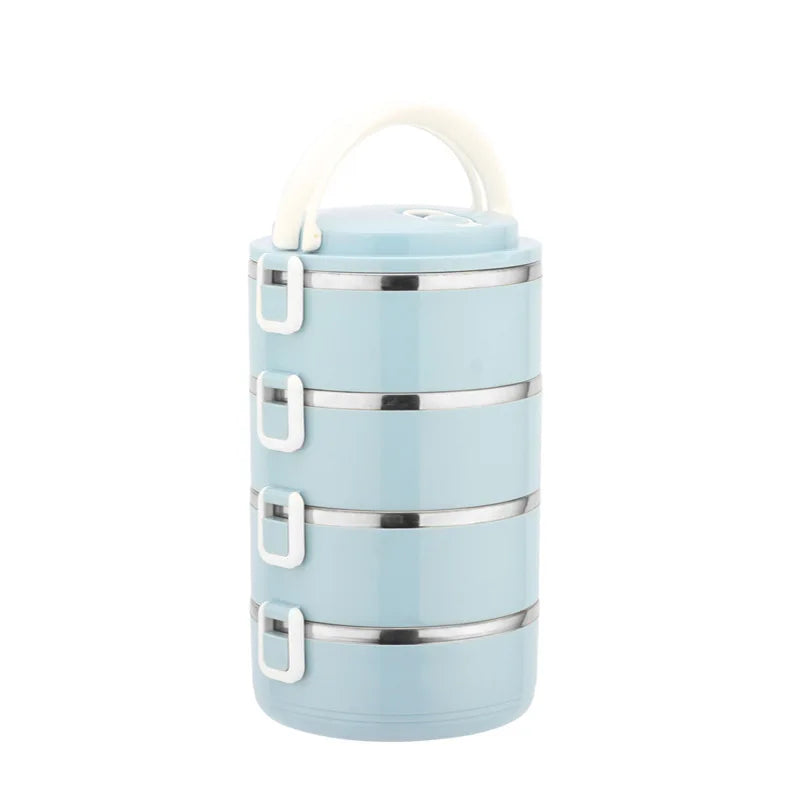 Stainless Steel Thermal Lunch Box – Leakproof Food Container Thermal Lunch Box Nixie Blue lunch box