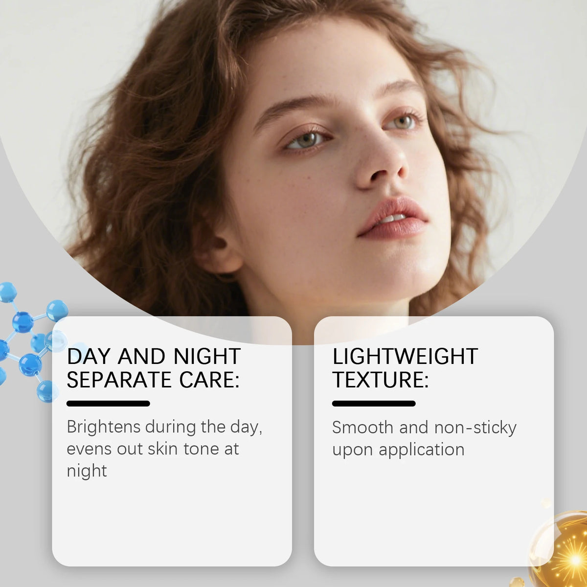 Vitamin C Day & Night Cream – Brightening & Hydrating Facial Brightening Face Cream Nixie