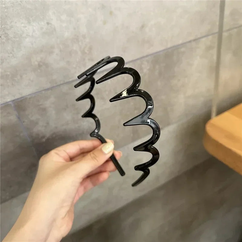 Wave Headbands for Women – Non-Slip Toothed Hair Bands