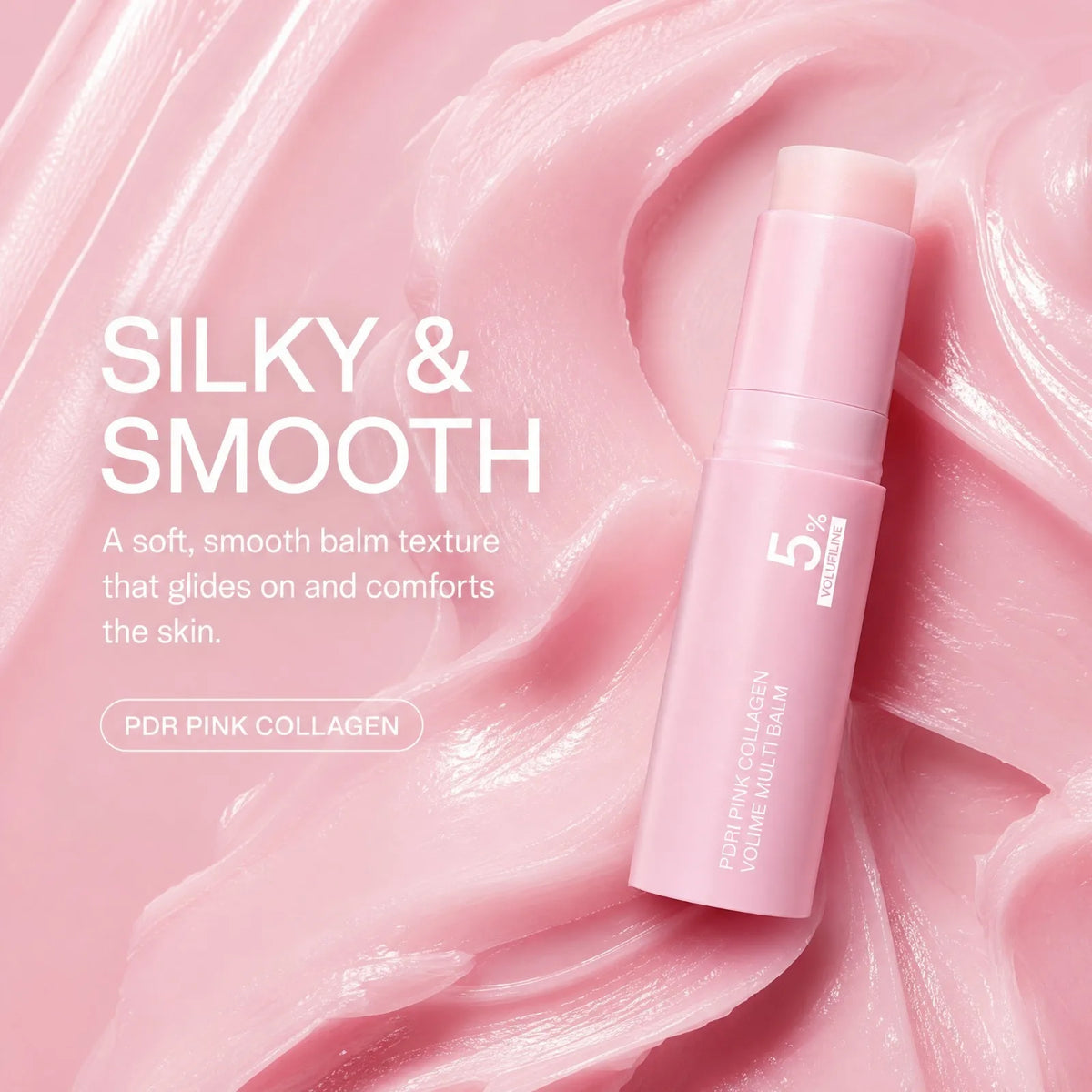 PDRN Pink Collagen Multi Balm Stick – Face, Neck & Eye Moisturizing Balm Stick Nixie