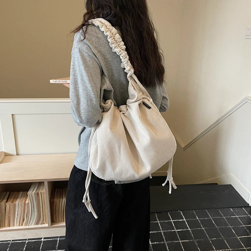 Korean Corduroy Crossbody Cloud Bag – Women's Shoulder Bag Crossbody Shoulder Bag Nixie