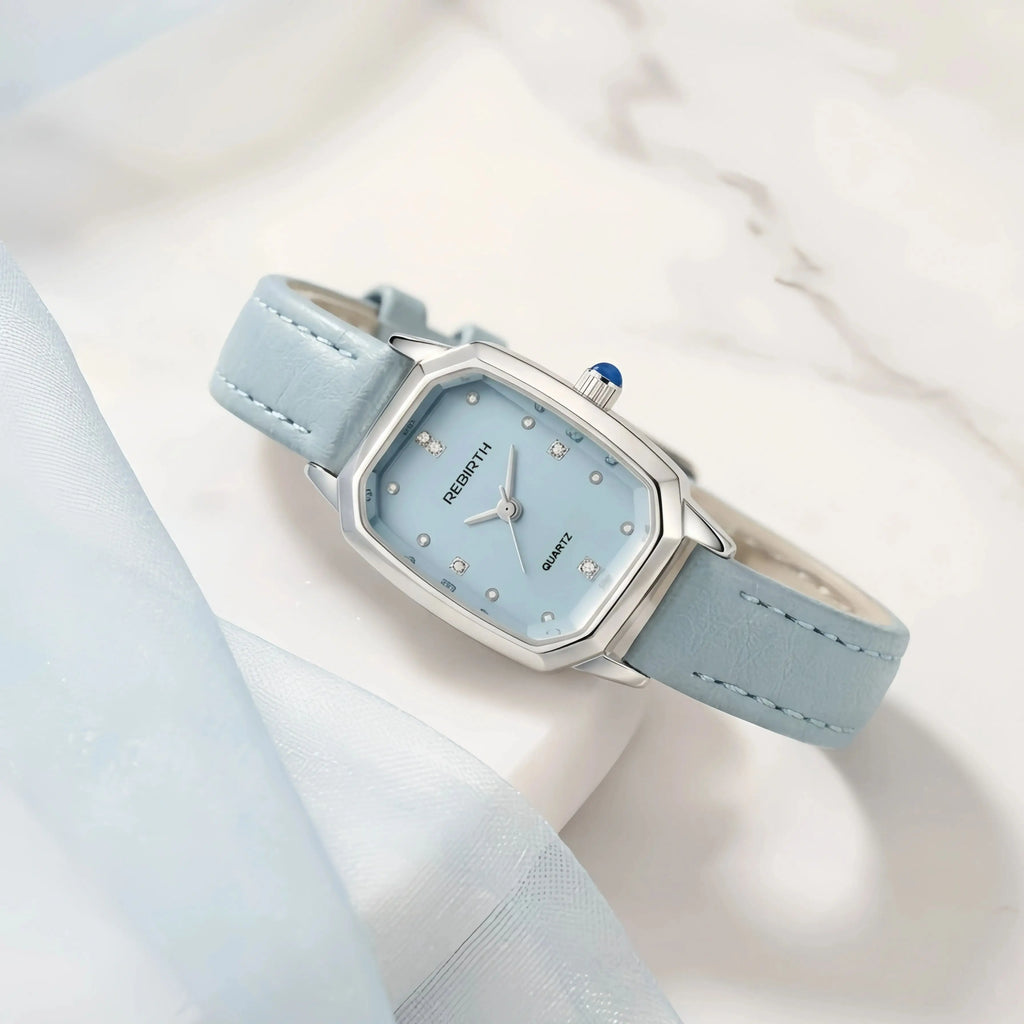 Naidu Women's Quartz Watch – Leather Strap & Roman Numerals Women's Quartz Watch Nixie