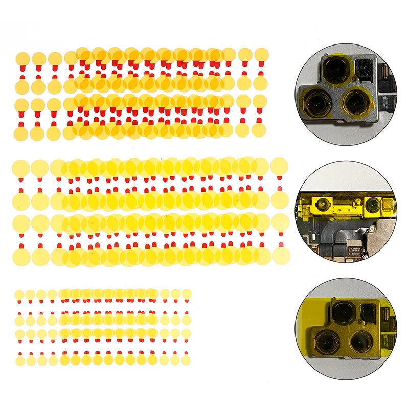 100Pcs Phone Camera Dust Protective Stickers 5/8/10mm