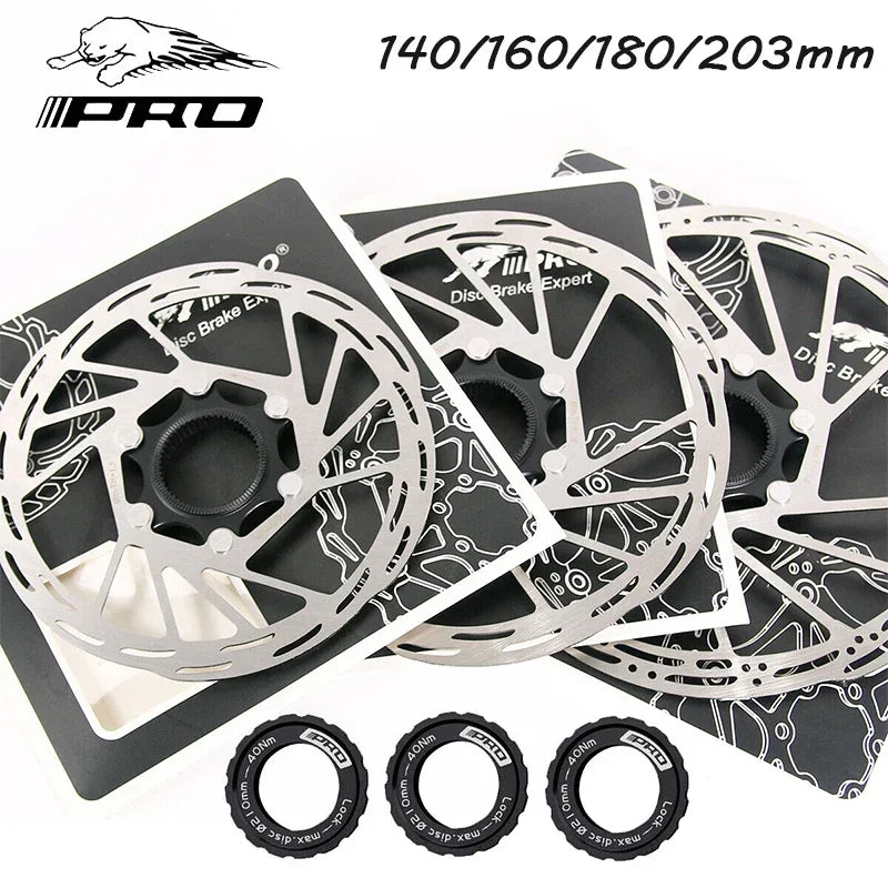 IIIPRO Centerlock Brake Rotors MTB & Road Bike 140–203mm Bike Brake Rotor Nixie