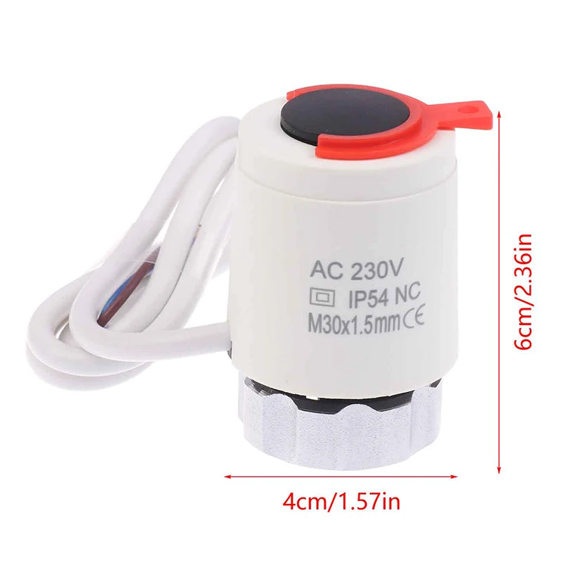 230V NC Electric Thermal Actuator for Underfloor Heating Manifold Thermal Valve Actuator Nixie
