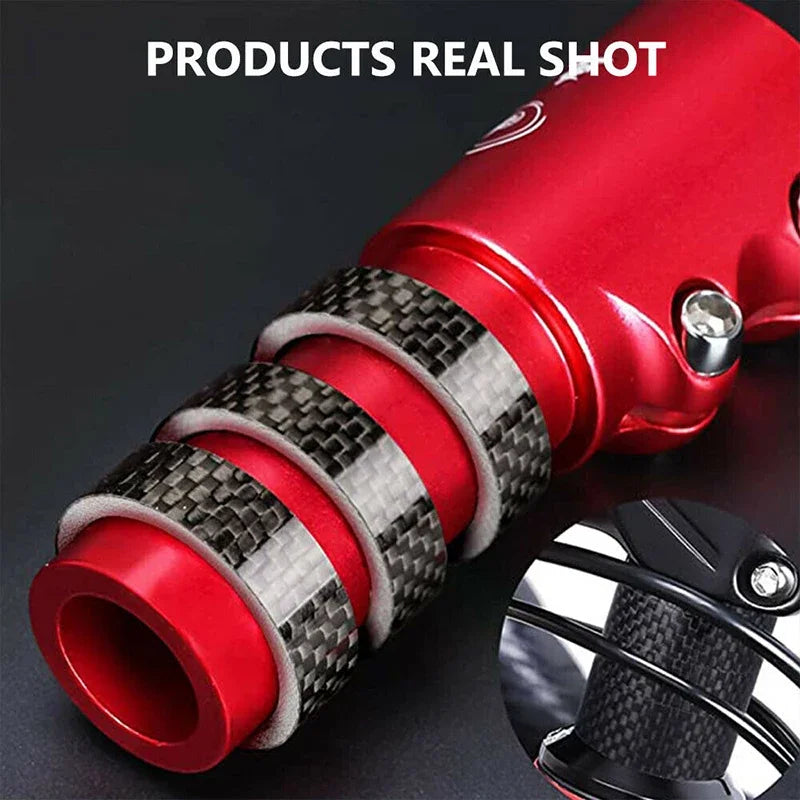 BUCKLOS 11pc Carbon Fiber Bike Stem Spacers 1-1/8" MTB Road Bike Stem Spacers Nixie