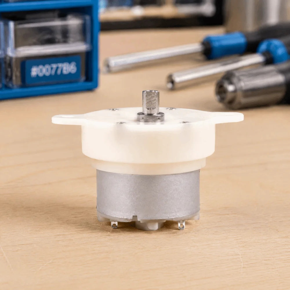 12V DC Gear Motor 10RPM High Torque 4mm Shaft – DIY Projects DC Gear Motor Nixie
