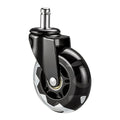 3-Inch PU Office Chair Caster Wheel – Quiet Dual Bearing Furniture Caster Wheel Nixie Black