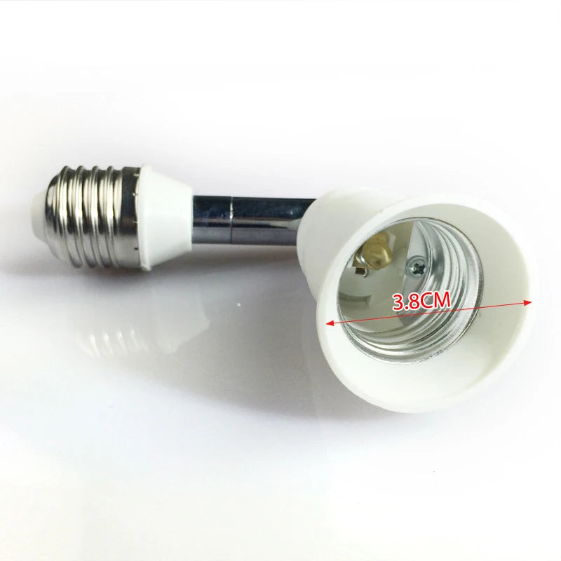Flexible E27/E26 Bulb Socket Extender & Position Holder