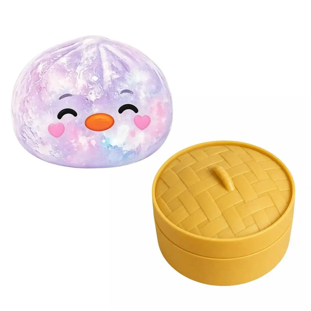 Glitter Steamed Bun Squishy Toy Slow Rising Fidget Sensory Toy Squishy Fidget Toy Nixie