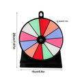 Prize Wheel Spinner with Stand – 12-Slot Erasable Roulette Prize Spin Wheel Nixie 1520cm