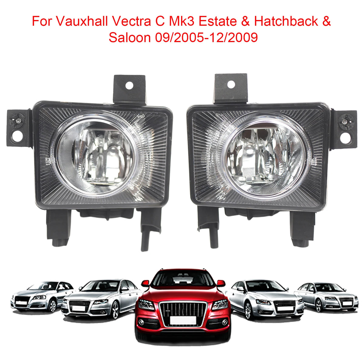 Opel Vauxhall Vectra C Front Fog Light Assembly 2005–2009 Fog Light Assembly Nixie