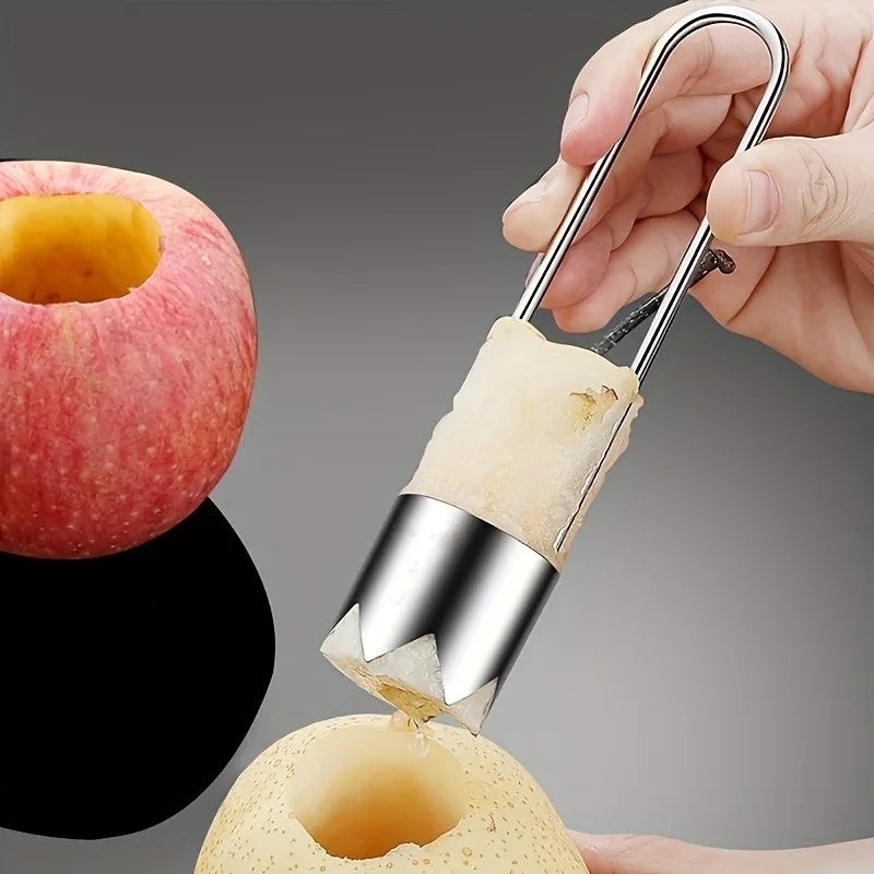 3-Piece Stainless Steel Jalapeño Pepper & Fruit Corer Set