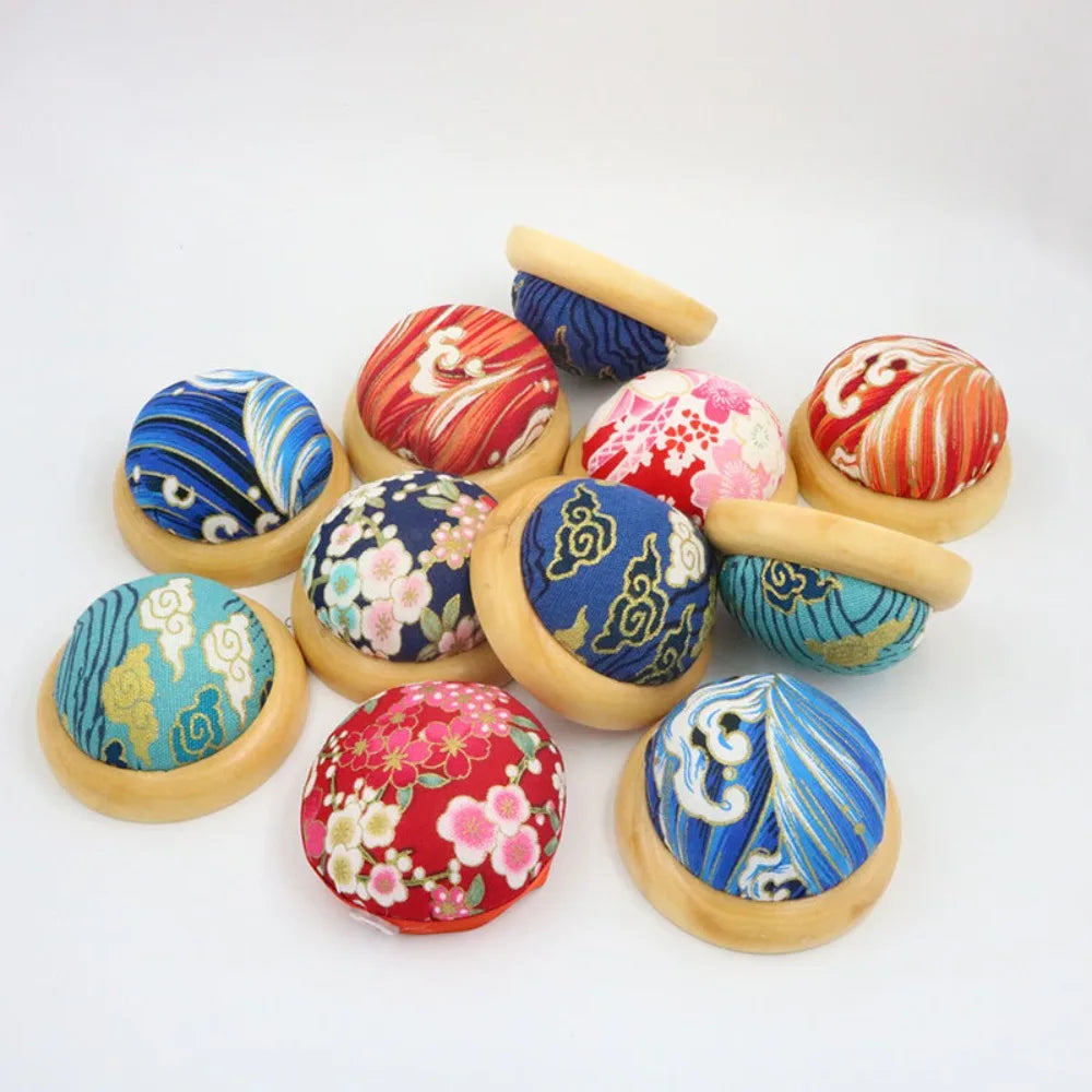 Floral Sewing Pin Cushion – DIY Needle Holder & Organizer