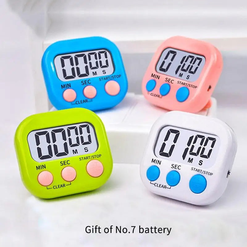 Portable Digital Timer Large LCD – Kitchen, Gym & Study Digital Kitchen Timer Nixie