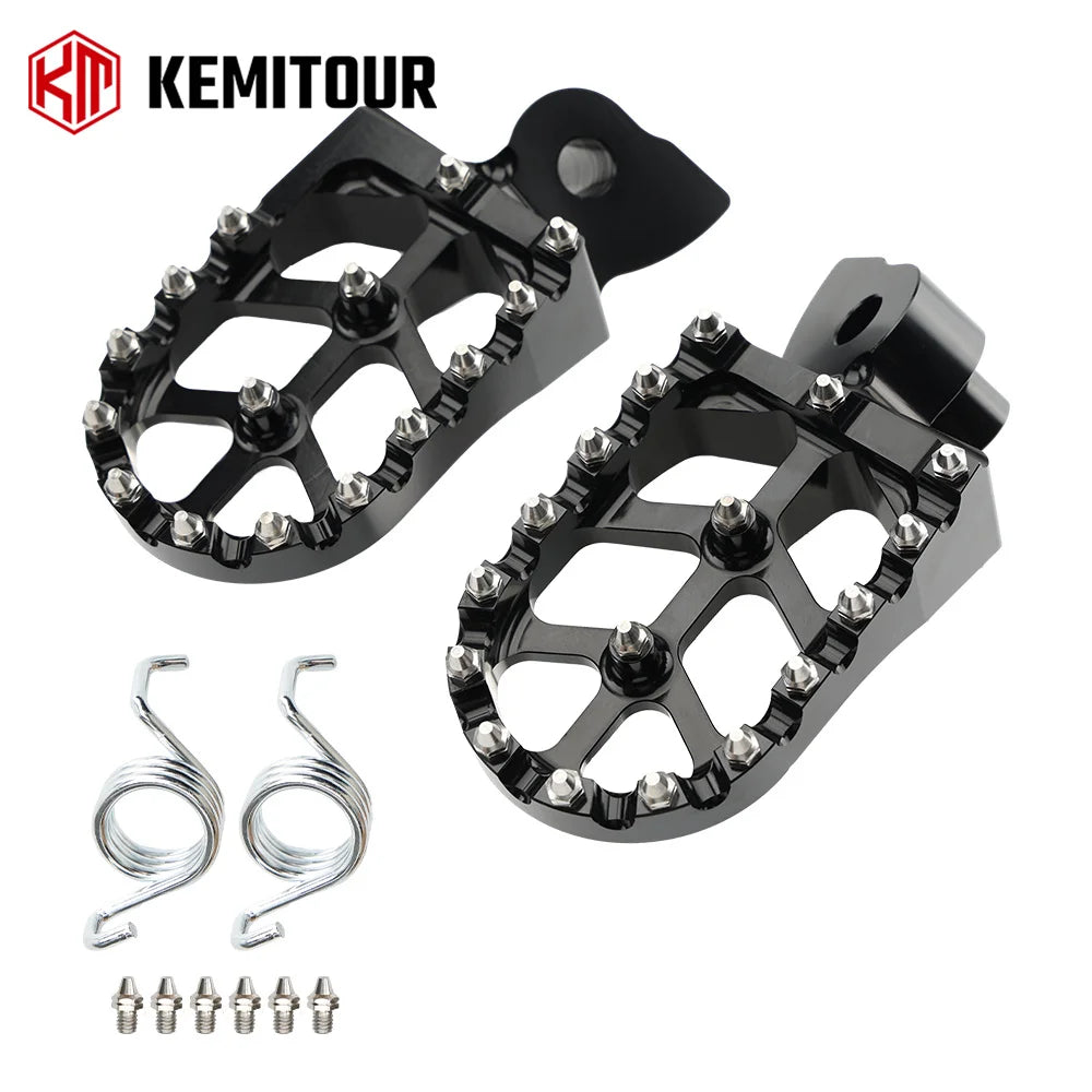 CNC Aluminum Anti-Slip Foot Pegs for Yamaha YZ & WR Series Motorcycle Foot Pegs Nixie