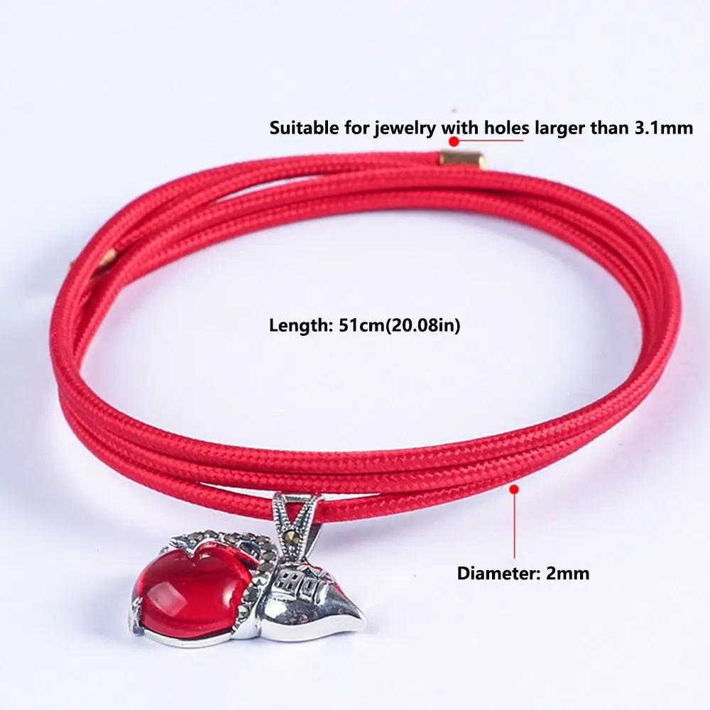 Multicolor Magnetic Rope Bracelet – Adjustable 51cm DIY Cord Magnetic Rope Bracelet Nixie