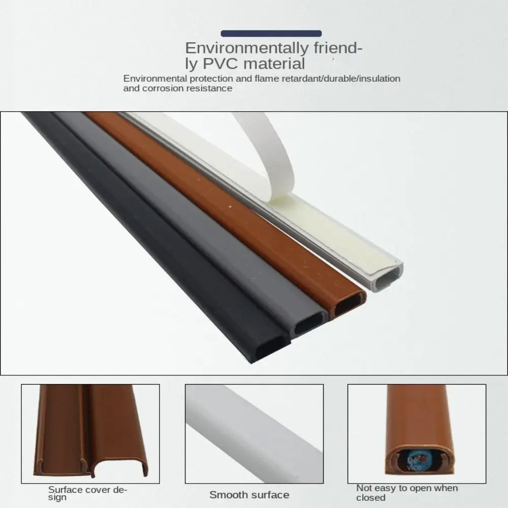 Self-Adhesive Floor Cord Cover | Cable Protector Wire Organizer