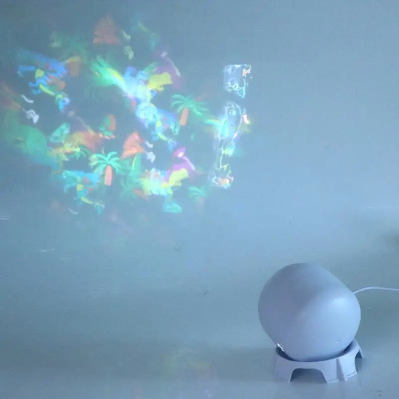 LED Dinosaur Projector Night Light – 360° Rotating USB LED Projector Night Light Nixie