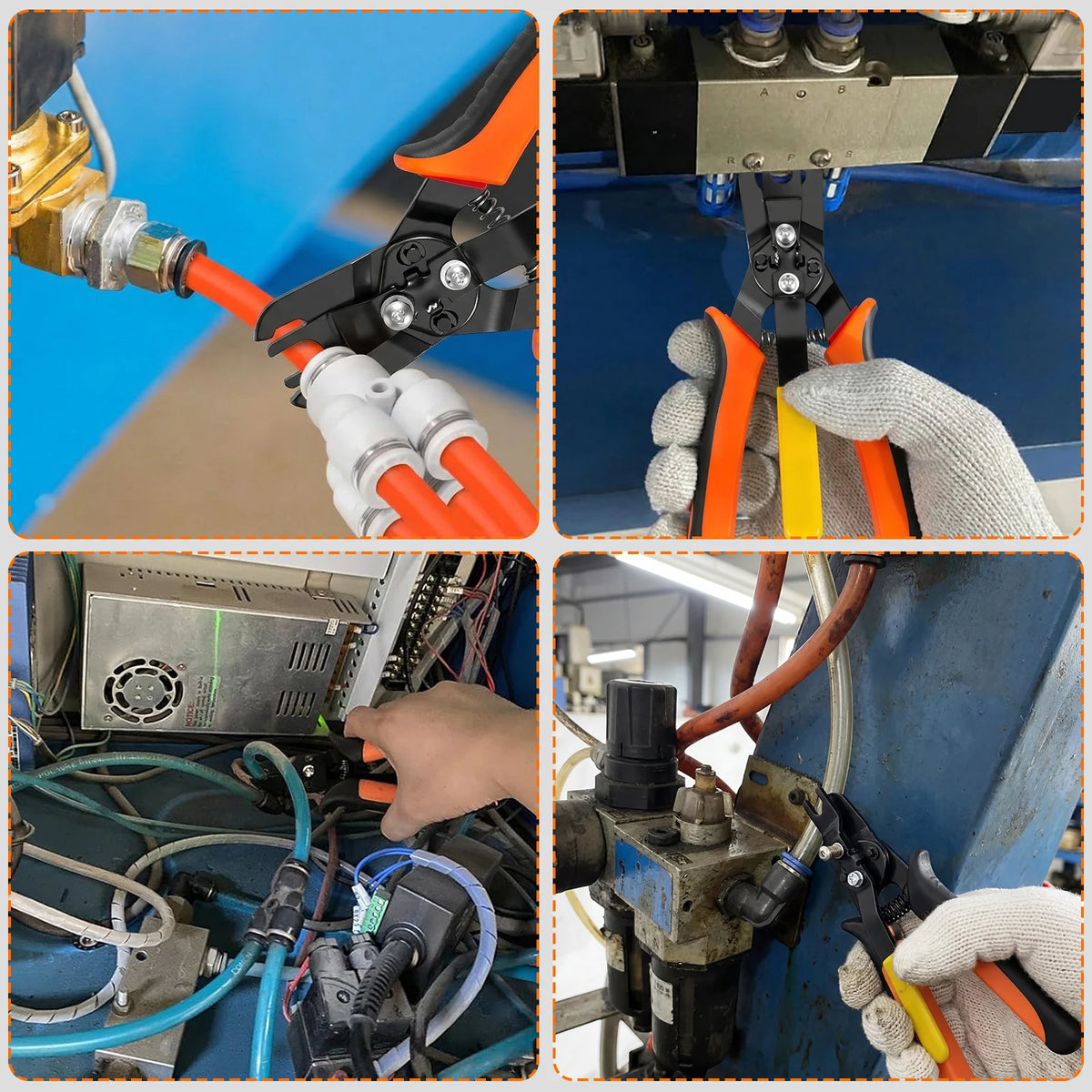 Pneumatic Disconnect Pliers – 3-in-1 Push-to-Connect Removal Tool