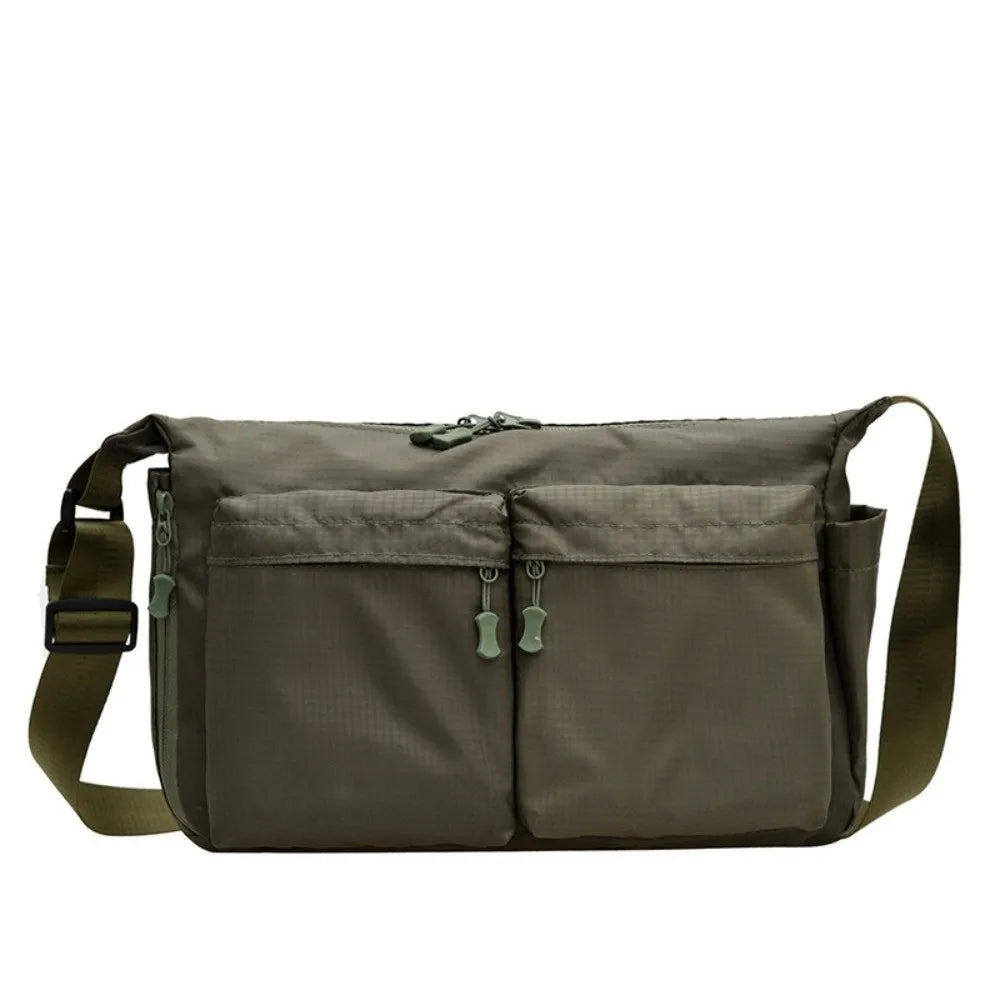 Women's Nylon Messenger Bag – Multi-Pocket Large Capacity Shoulder Messenger Bag Nixie