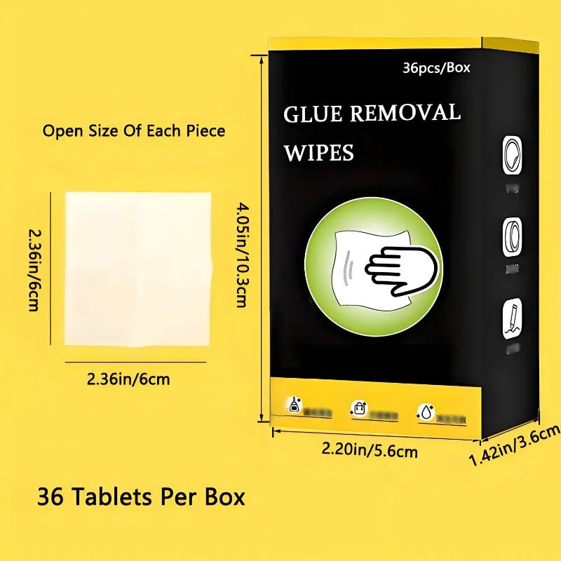 Adhesive Remover Wipes – Antimicrobial, Residue-Free Cloths Cleaning Wipes Nixie