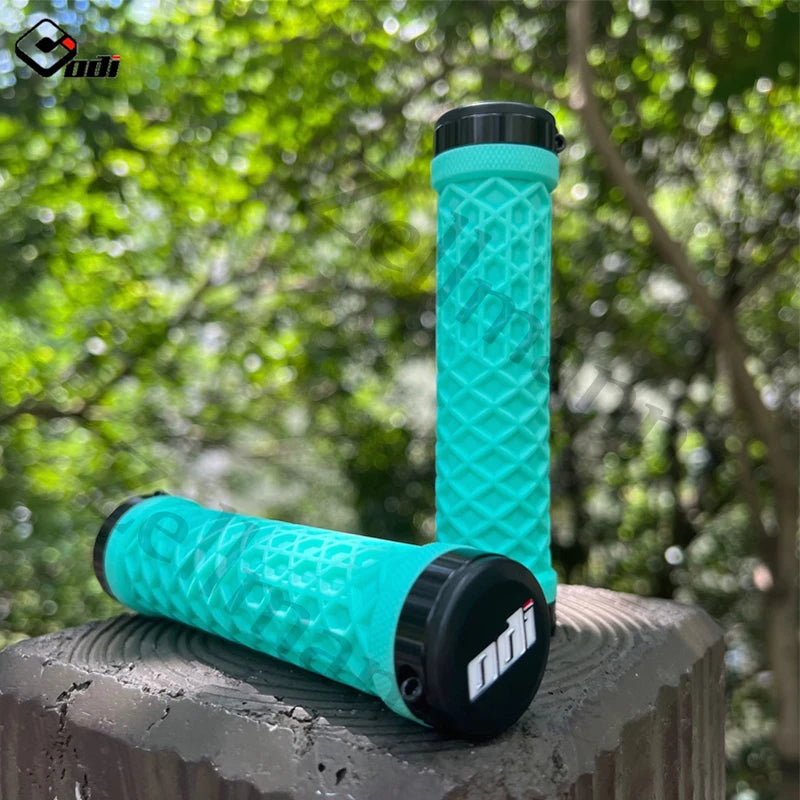 ODI Silicone Lock-On MTB Bike Grips | BMX Handlebar Cover Bike Handlebar Grips Nixie BIANQI