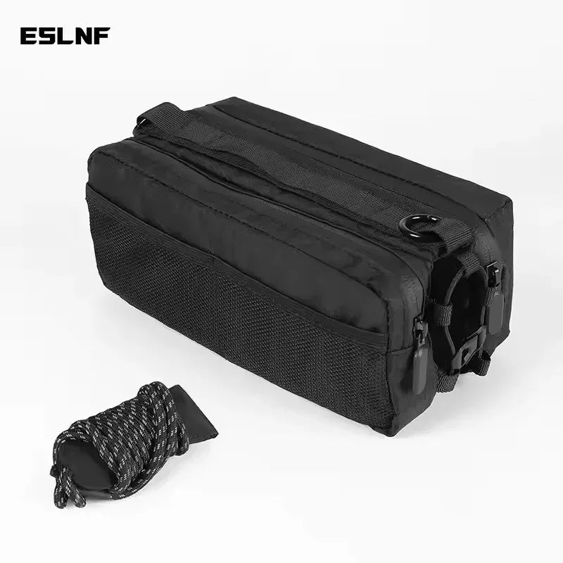 ESLNF Bike Top Tube Bag – Lightweight MTB & Road Frame Bag Bicycle Frame Bag Nixie Black