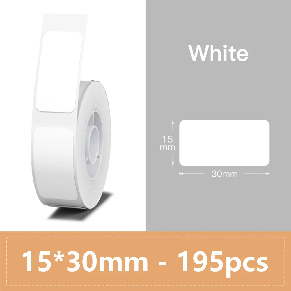 Niimbot Thermal Label Paper Roll – B1 B21 B3S D110 Compatible Thermal Label Roll Nixie 1 Roll 15x30mm