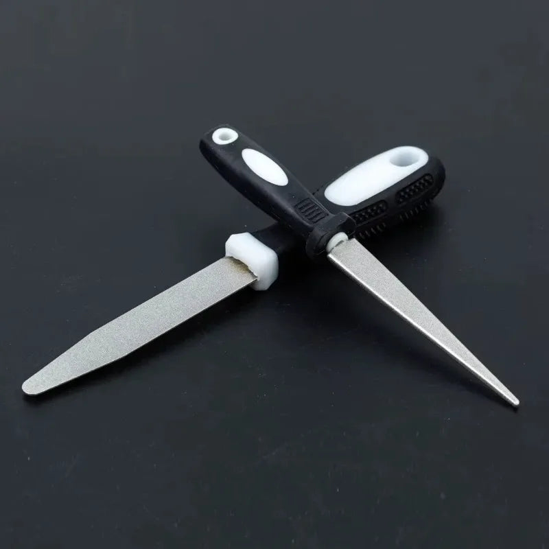 Diamond Double-Sided Sharpening Stone | Knife & Tool Sharpener