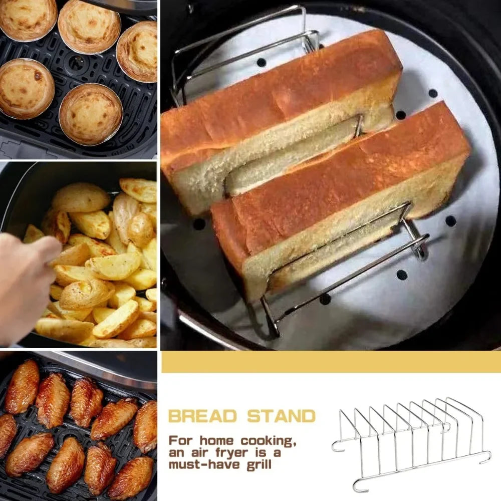 Stainless Steel Bread Cooling Rack & Plate Storage Organizer Bread Cooling Rack Nixie