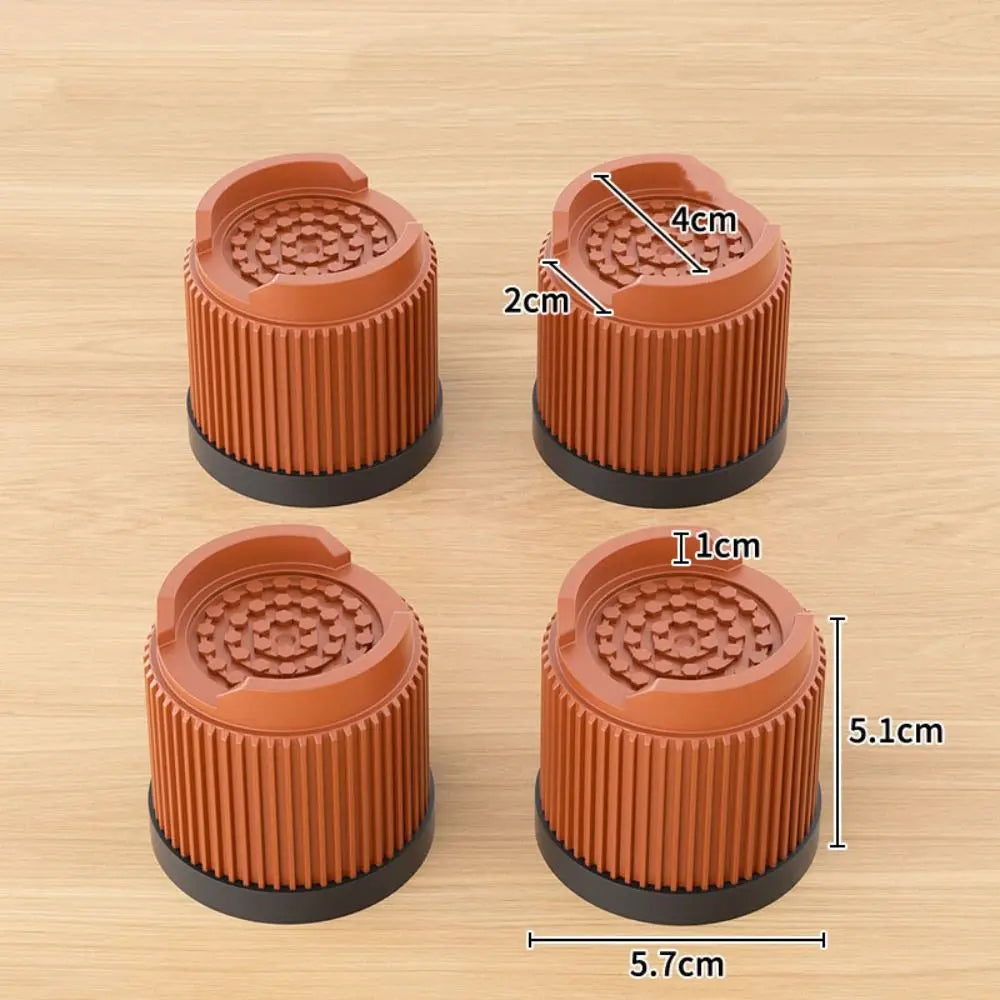 Heavy-Duty Silicone Furniture Risers & Non-Slip Bed Lifts Furniture Risers Nixie