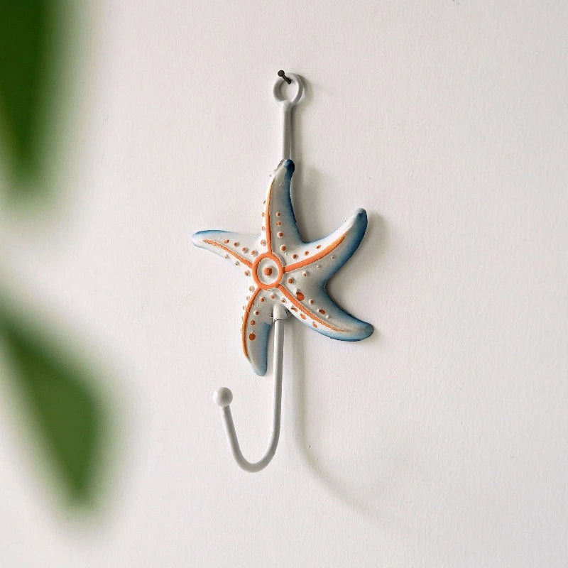 Mediterranean Decorative Wall Hook – Ocean Theme Wood Hook Decorative Wall Hook Nixie