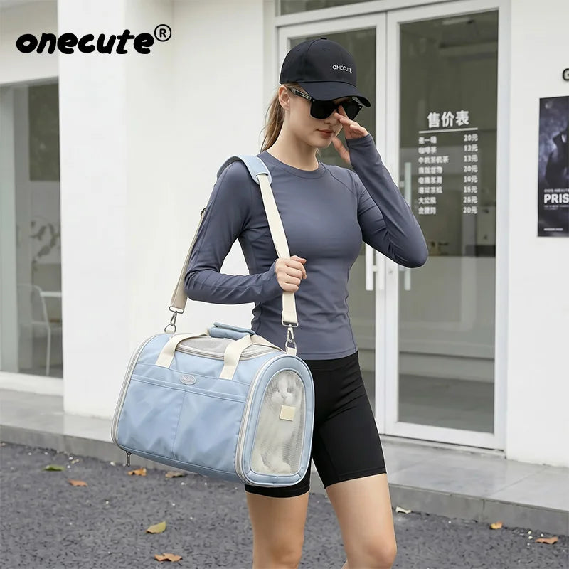 ONECUTE Airline Approved Pet Carrier Bag | Small Dogs & Cats Pet Carrier Bag Nixie
