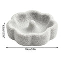 Pumice Bird Feeder Bowl – Flower Shape, Splash-Proof