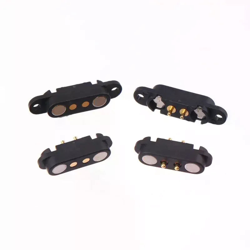 Waterproof 2-Pin Pogo Pin Connector 2.54mm 2A DC Power Pair Pogo Pin Connector Nixie