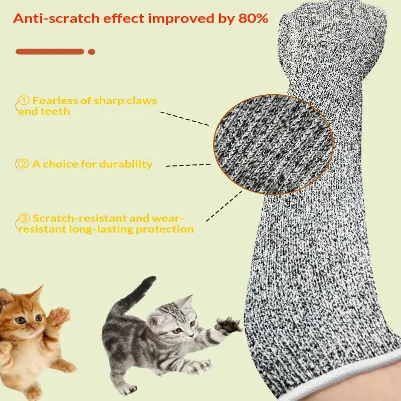 Scratch & Bite Resistant Pet Handling Gloves – HPPE, 1 Pair Pet Handling Gloves Nixie