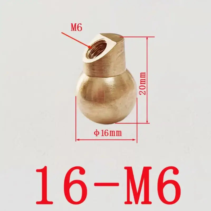 CNC Brass Ball Joint Coolant Nozzle – Oblique Spray Tool Holder CNC Coolant Nozzle Nixie 16MM