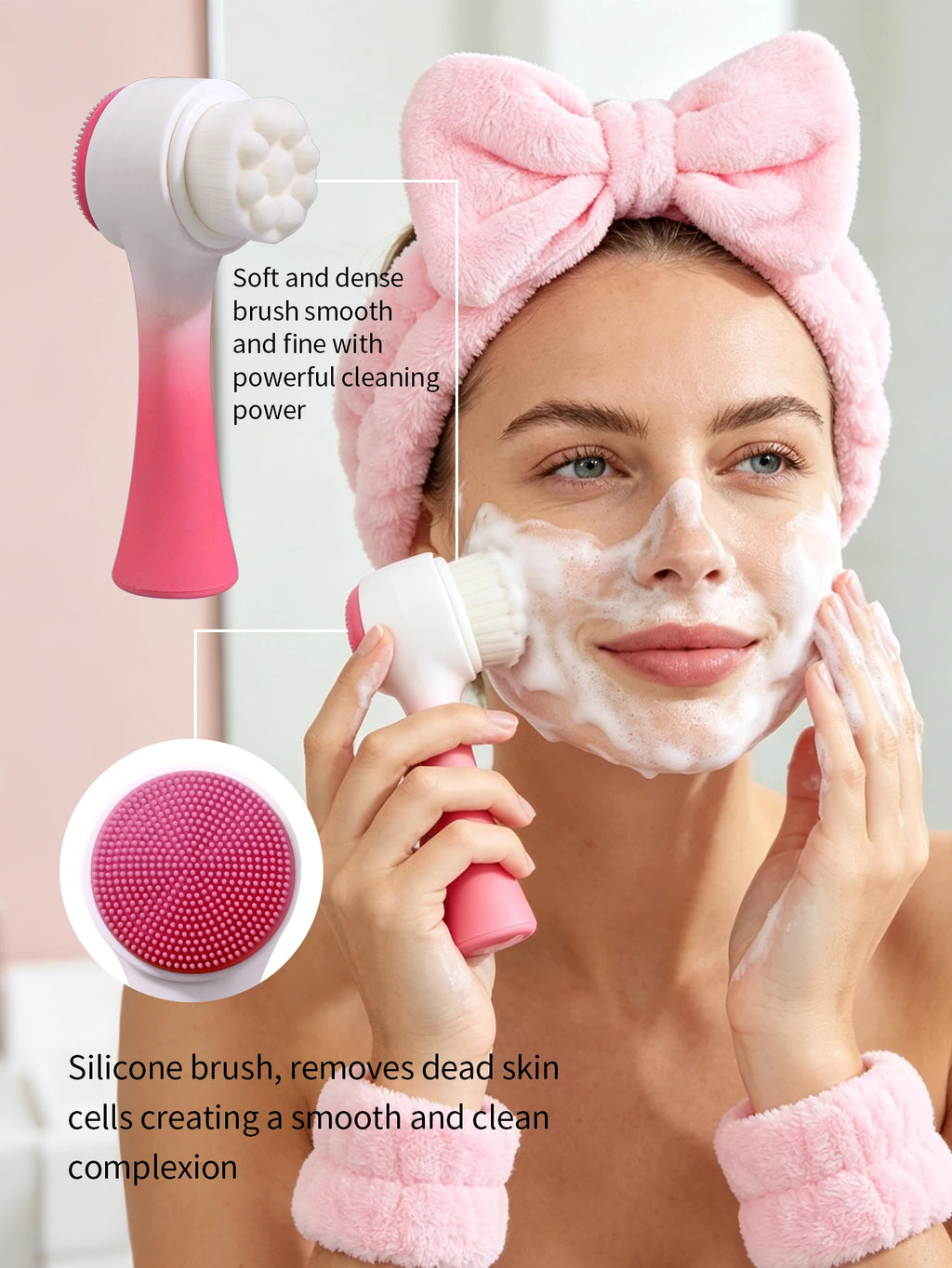 7-Piece Makeup Tool Set – Hair Band, Puffs & Facial Brush Kit Makeup Tool Set Nixie