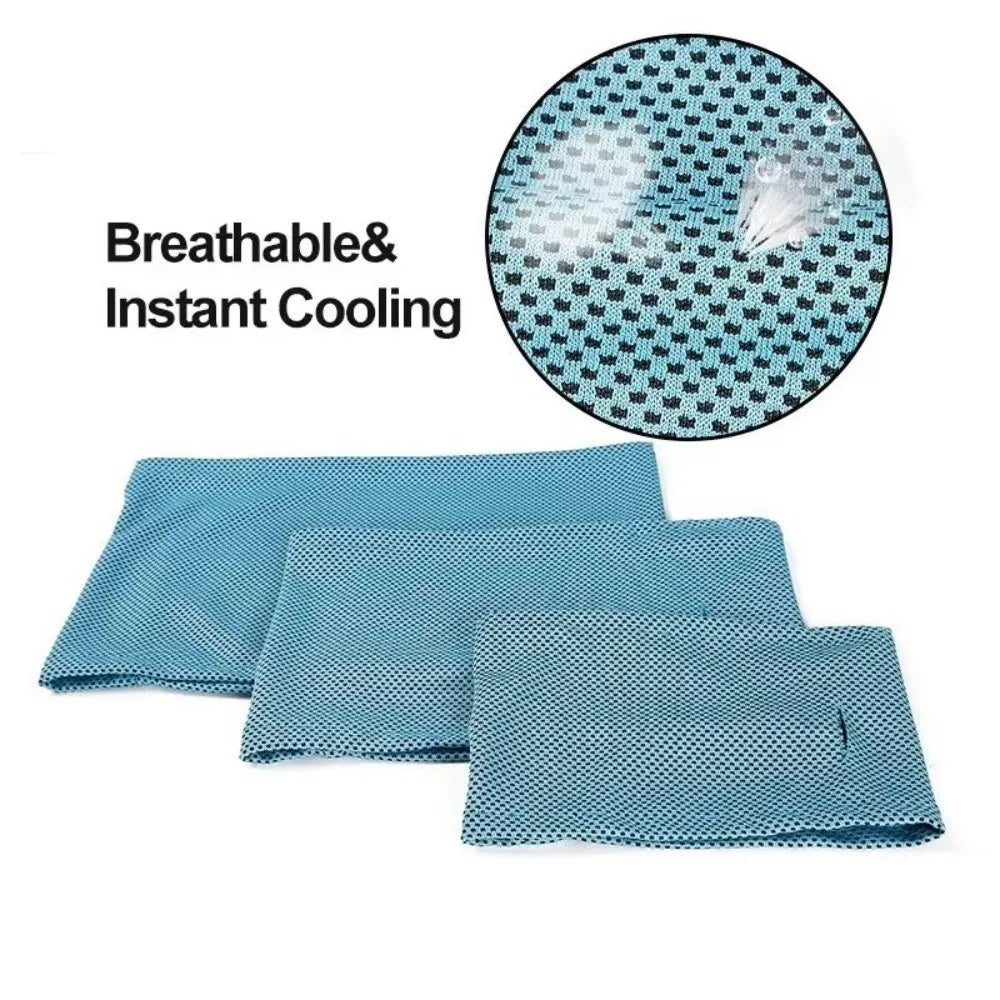 Dog Cooling Towel Scarf with Leash Hole – 3 Sizes | Nixie Pet Cooling Scarf Nixie