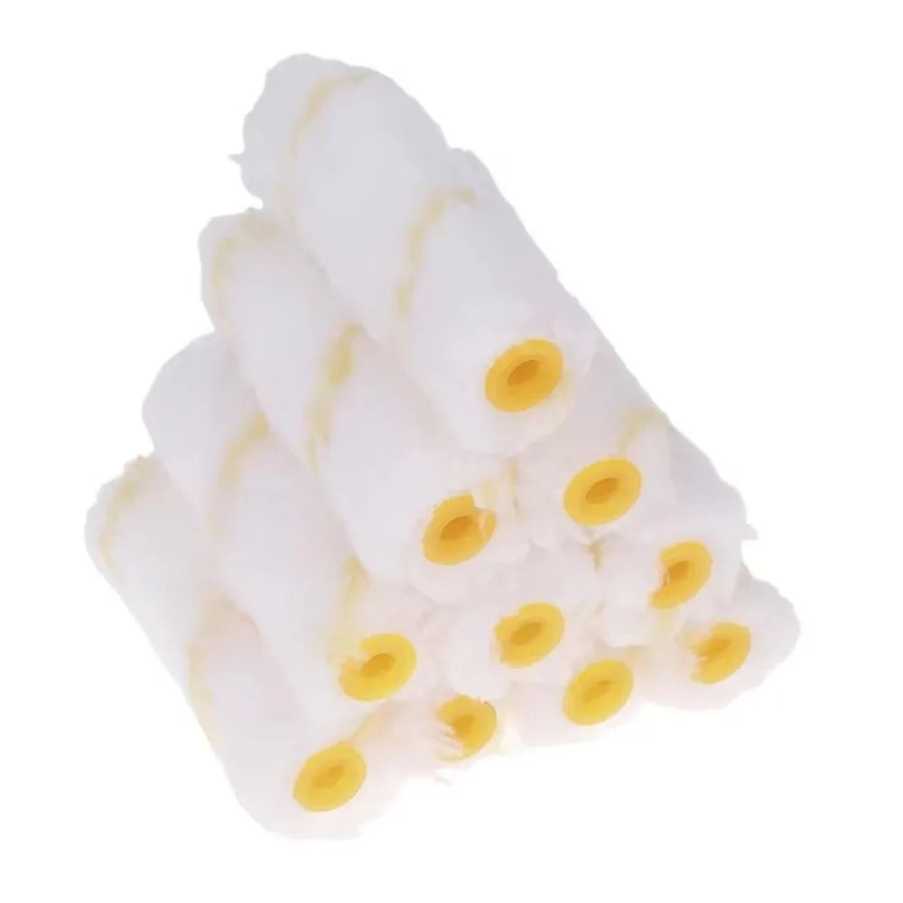 11-Piece Paint Roller Kit 4–12" 360° Rotation Replaceable Heads Paint Roller Kit Nixie 10Pcs 4inch Roller