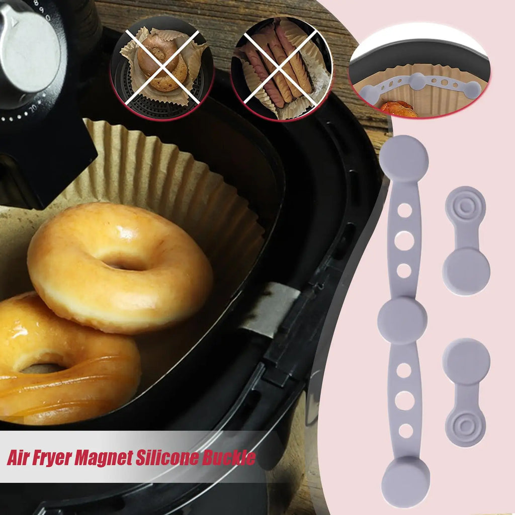 Air Fryer Silicone Magnet Buckle – Parchment Liner Holder Air Fryer Accessory Nixie