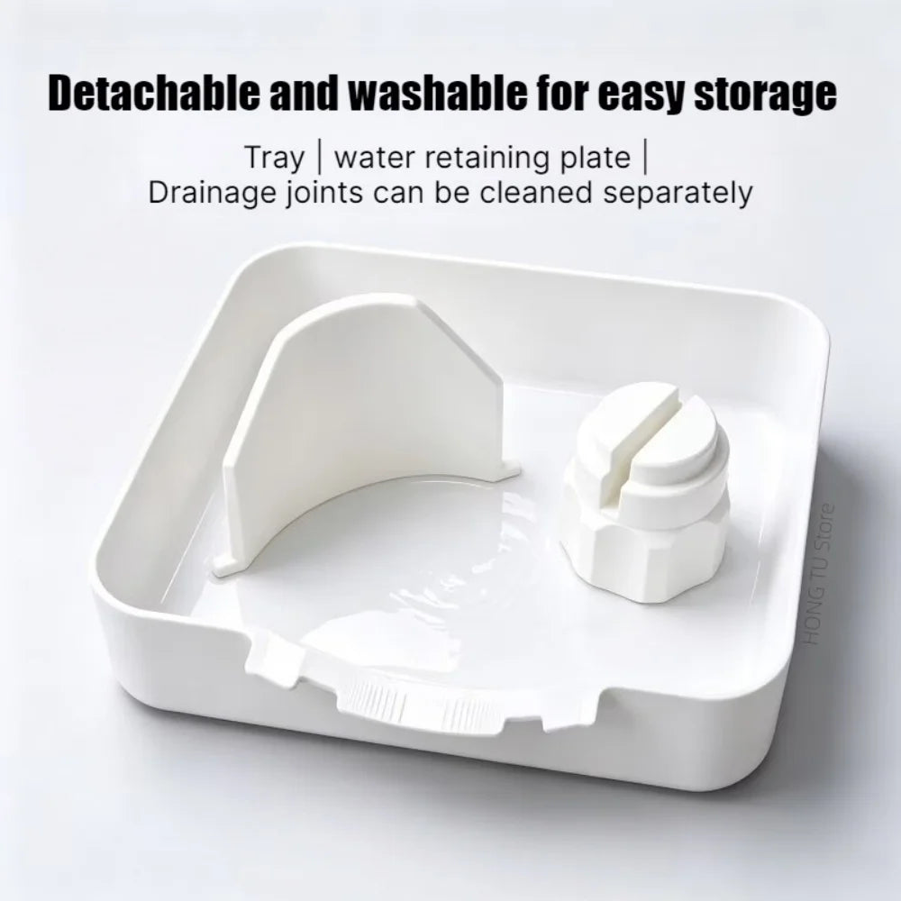 Washing Machine Drain Tray – Lint Filter Water Collection Pan Washer Drain Tray Nixie